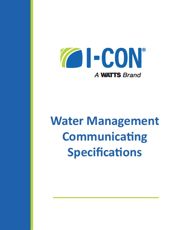 Specifications_I-CON_Correctional_WaterManagement_Communicating