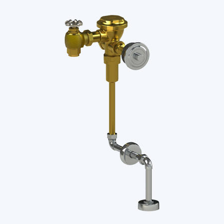COBALT® Concealed Manual Flush Valve for Urinals with Exposed 3/4" Top Spud and 13 1/2" Rough-In